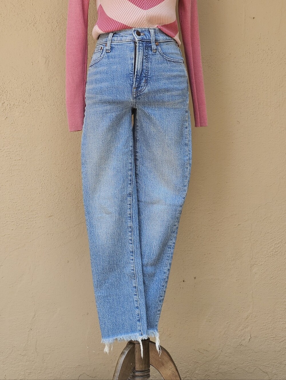 Madewell Lightwash Denim Jeans Vintage Boyfriend Series Sz 24